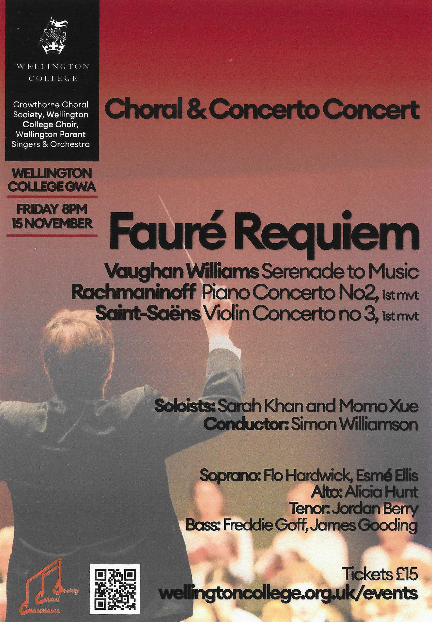 Choral and Concerto Concert: Fauré Requiem